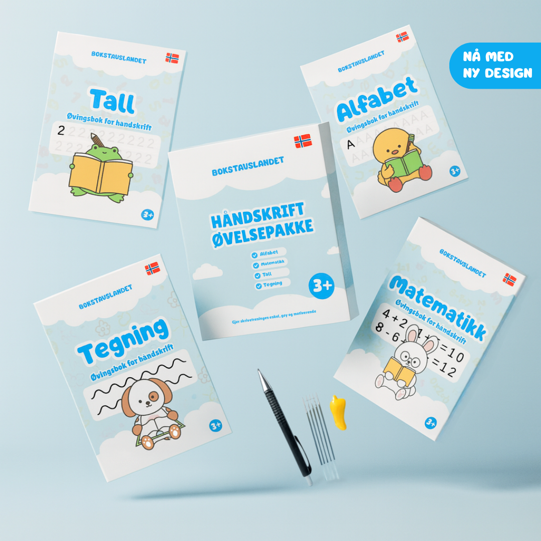 Bokstavslandet - Magisk øvingssett for håndskrift