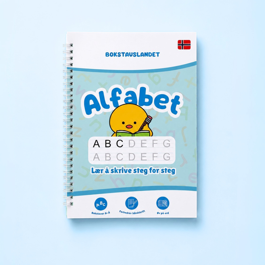 Alfabetboken – Lær å skrive steg for steg