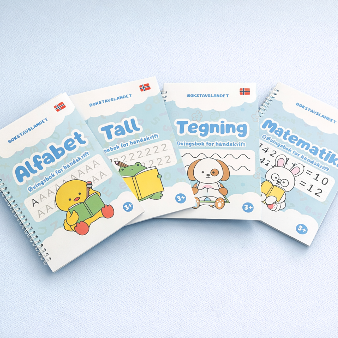 Bokstavslandet - Magisk øvingssett for håndskrift
