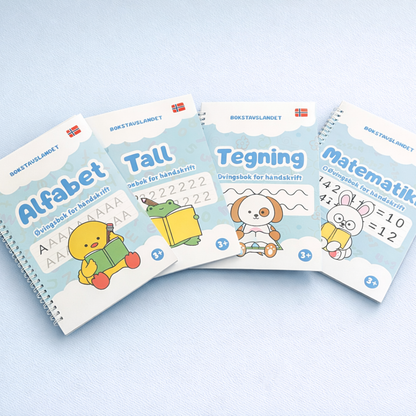 Bokstavslandet - Magisk øvingssett for håndskrift