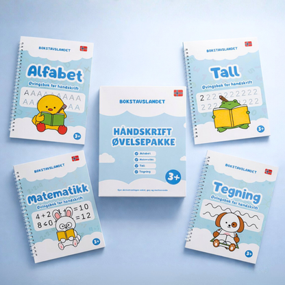 Bokstavslandet - Magisk øvingssett for håndskrift
