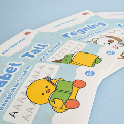 Bokstavslandet - Magisk øvingssett for håndskrift