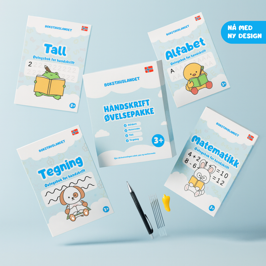 Bokstavslandet - Magisk øvingssett for håndskrift