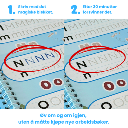 Bokstavslandet - Magisk øvingssett for håndskrift